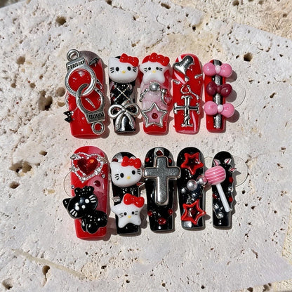 Einzigartiges thematisches dekoratives Nail Art Set