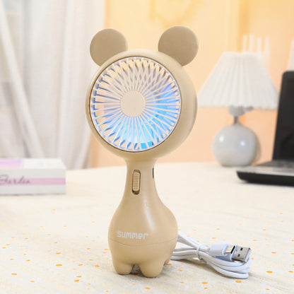 Damen tragbarer Mini-Handventilator mit flexiblem Halterungsmechanismus Brehn