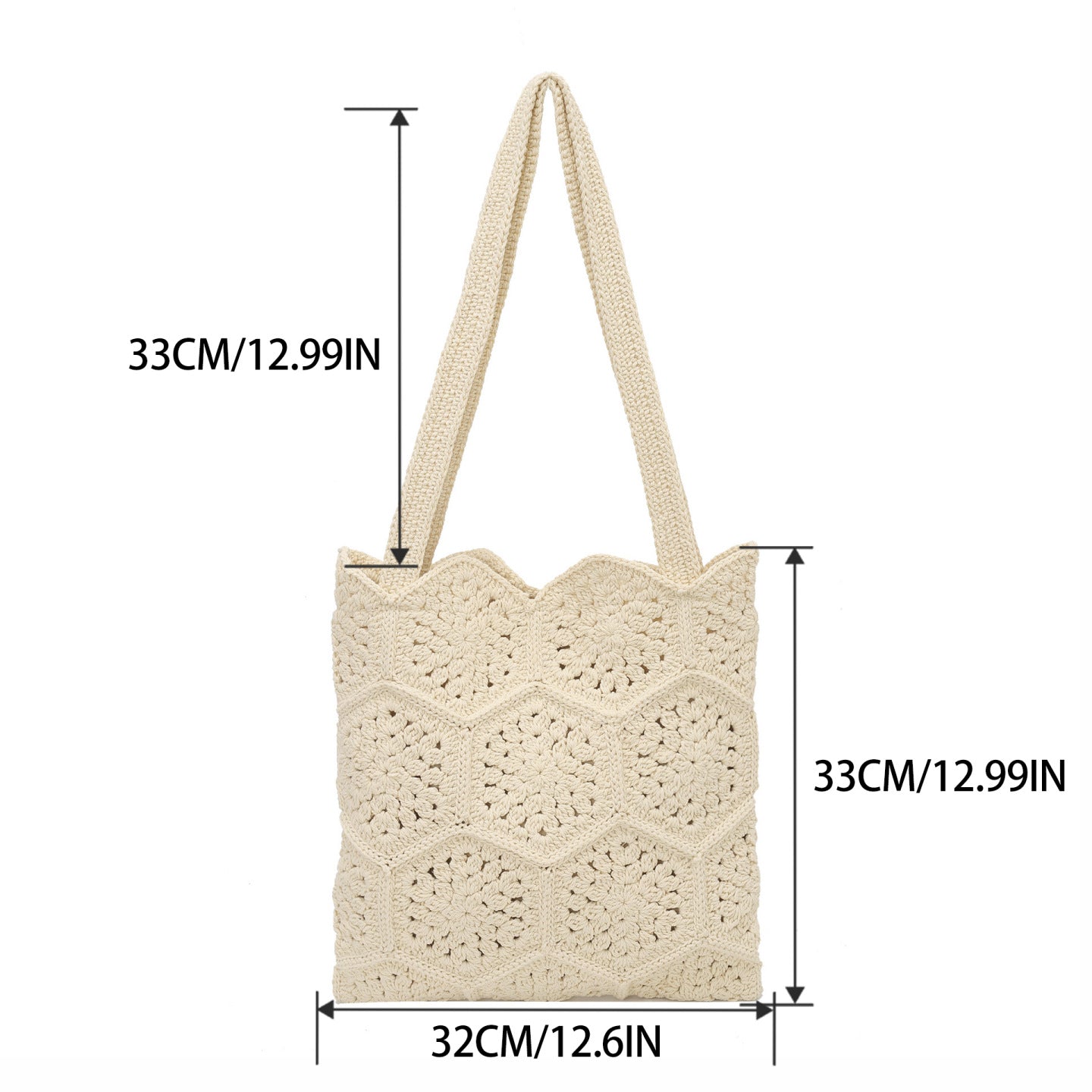Handgefertigte Stricktasche Brehn