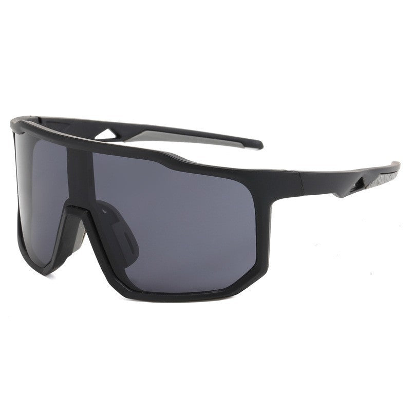 Damen Sportliche Rennsonnenbrille mit breitem Sichtfeld und modernen verspiegelten Gläsern Brehn