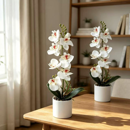 Künstlicher Orchideen Tischschmuck für Wohnkultur und Tischdisplay