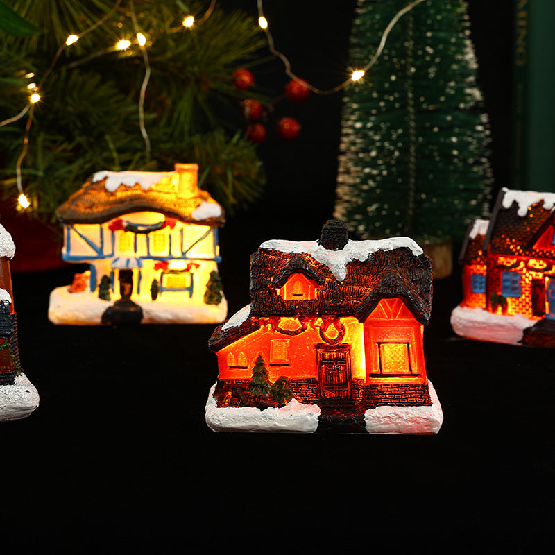 Nostalgische Weihnachtsdorf-Haus-Dekoration Brehn
