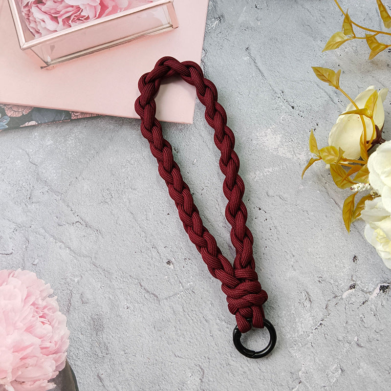 Texturierter geflochtener Schlüsselanhänger Halter Brehn