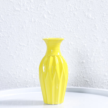 Modern gerippten Keramik Blumenvasen Brehn