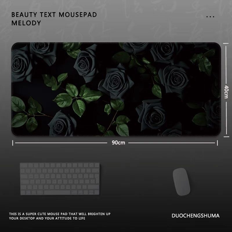 Florales Design Schreibtischunterlage