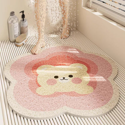 Blumenförmige Badematte Brehn