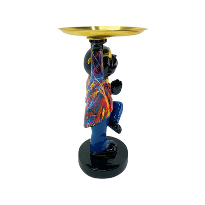 Dekorative Skulptur mit Tablett Brehn