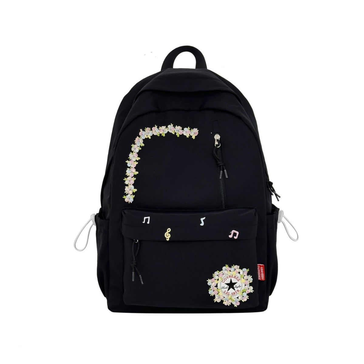 Blumenverzierte Alltag-Rucksack Brehn