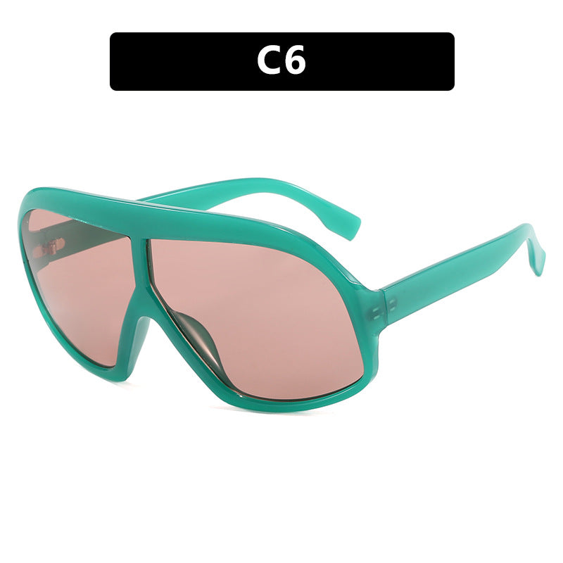 Damen modische Sport-Sonnenbrille im futuristischen Design Brehn