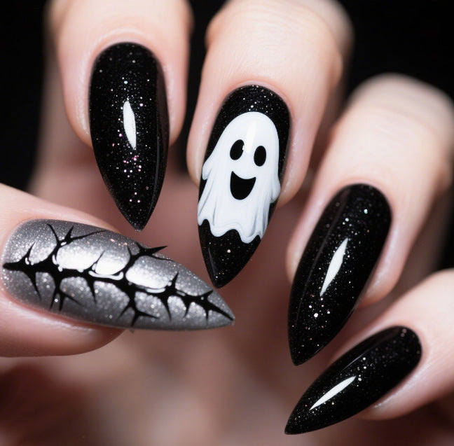 Halloween-Themen Gruselig Nagelkunst Brehn