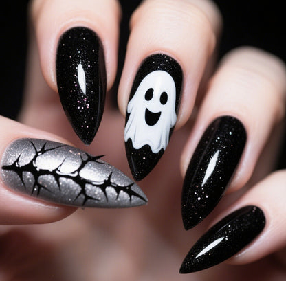 Halloween-Themen Gruselig Nagelkunst Brehn
