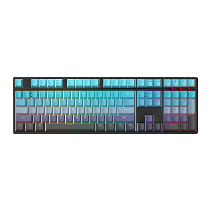 Drahtlose RGB Hintergrundbeleuchtung Mechanische Gaming Tastatur Brehn