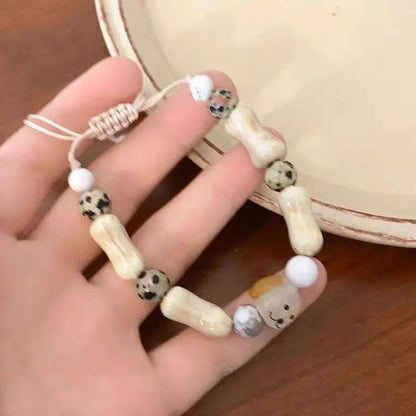Süße Hundeknochenperlenarmband Brehn