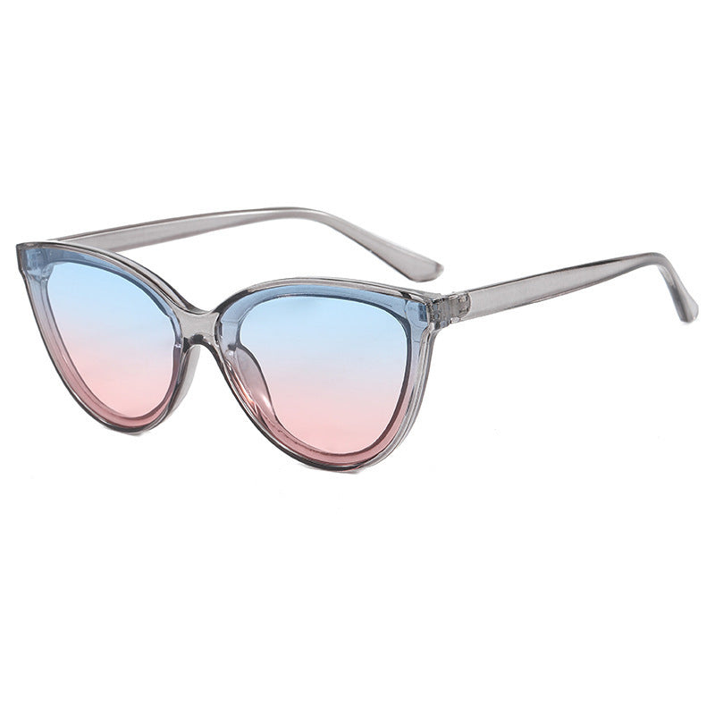 Damen stilvolle Cat-Eye Sonnenbrille mit UV-Schutz und leichtem Rahmen Brehn