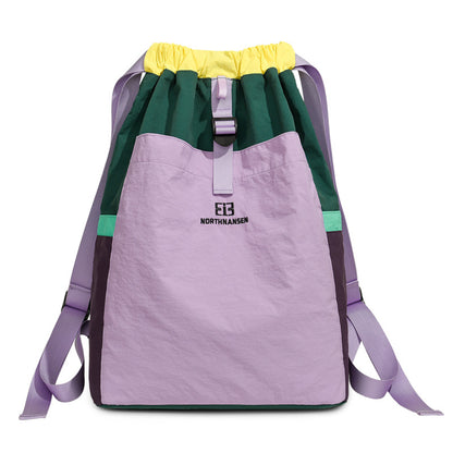 Bunter Kordelzug-Rucksack Brehn