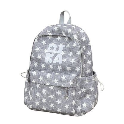 Stylische Sternen-Print Schulrucksack Brehn