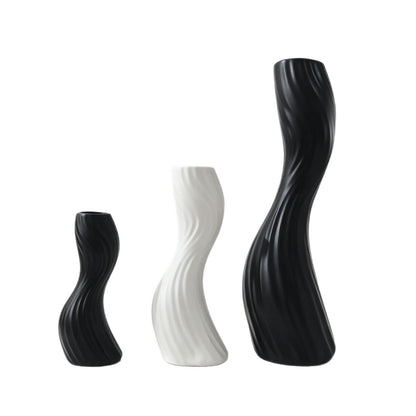Elegante verdrehte dekorative Bodenvase Brehn