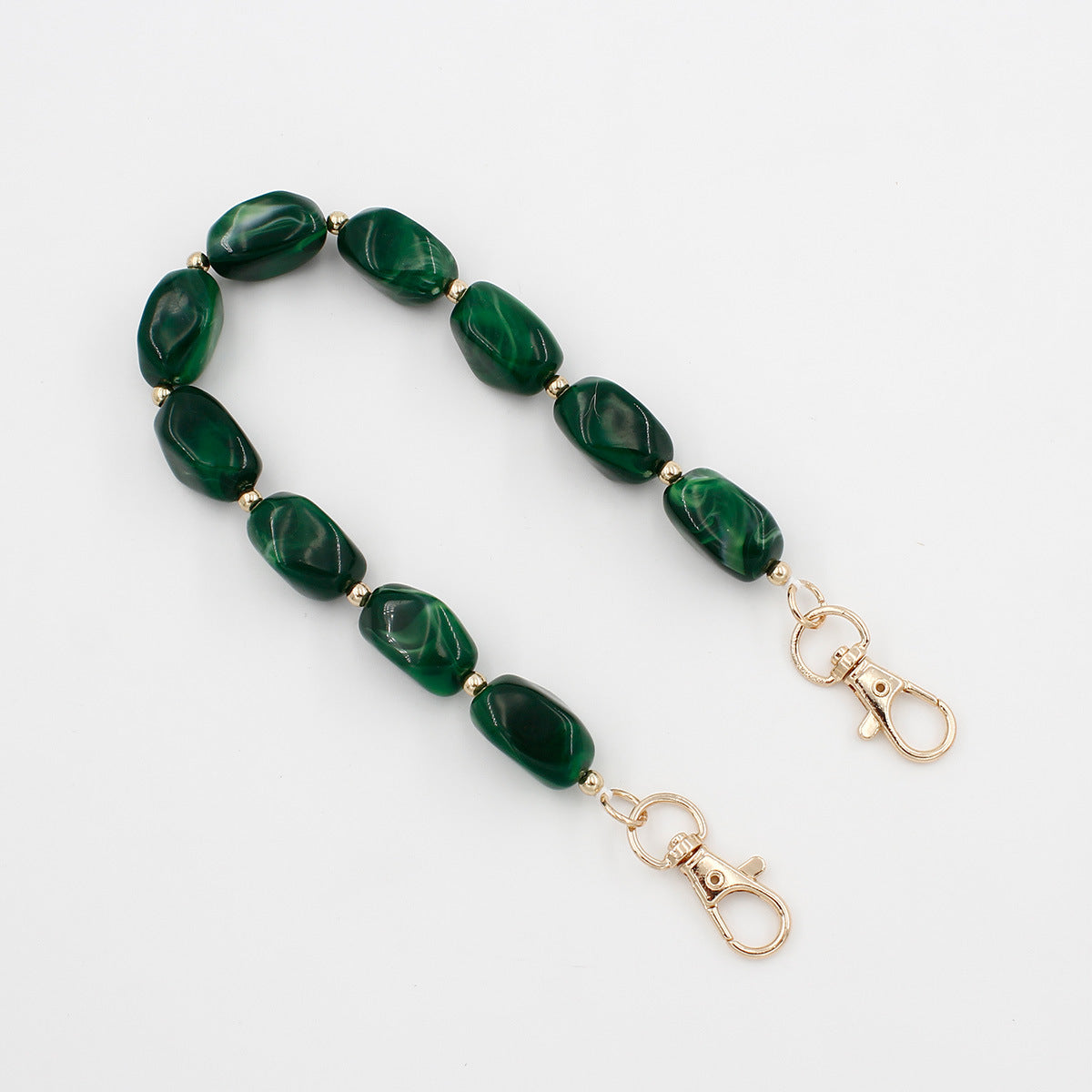 Chunky Beaded Brillen Kette Brehn