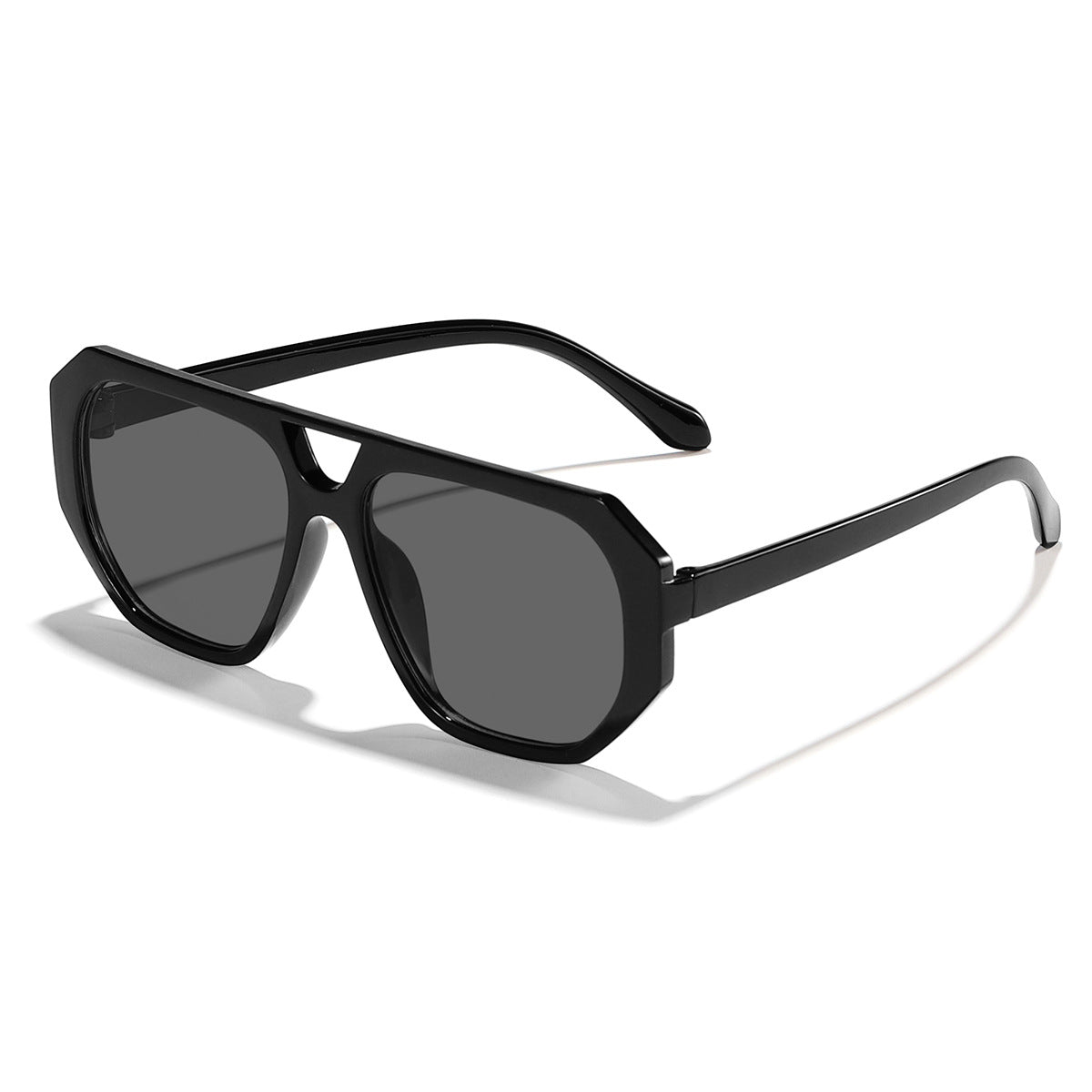Damen moderne Sonnenbrille im auffälligen Oktagon-Design Brehn