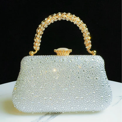 Elegante Handtasche mit Strassverzierungen