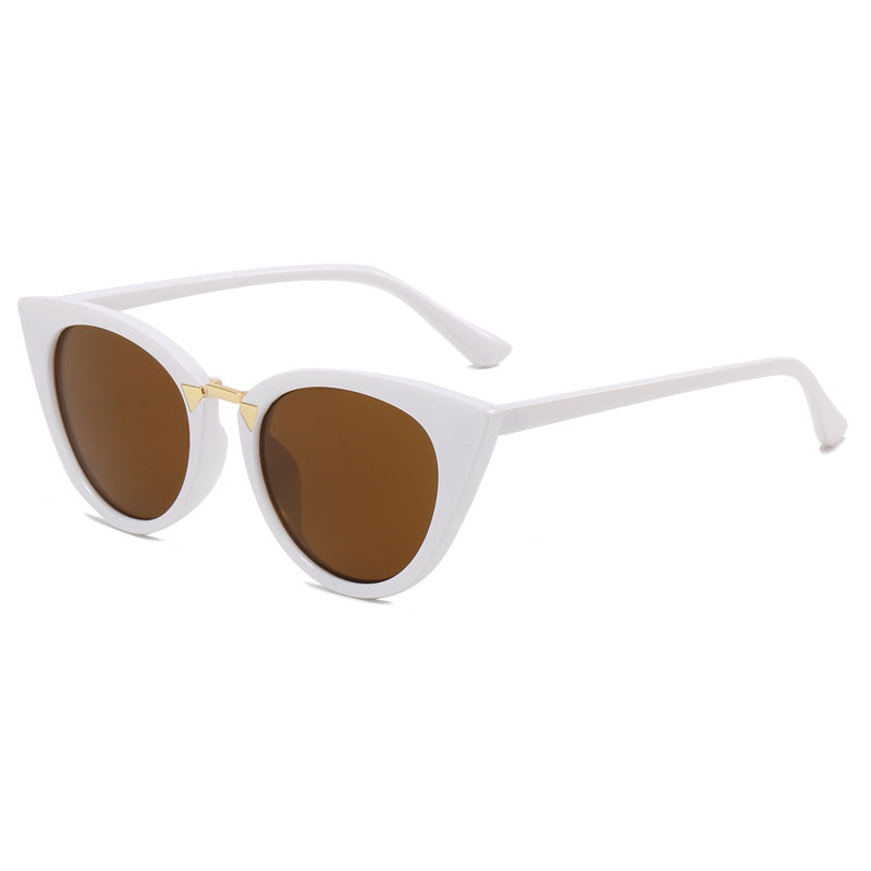Damen Cat-Eye Sonnenbrille mit elegantem goldenen Detail Brehn