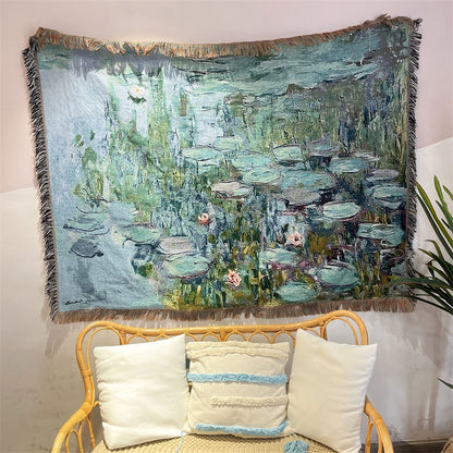 Künstlerische Florale Wandteppichdecke
