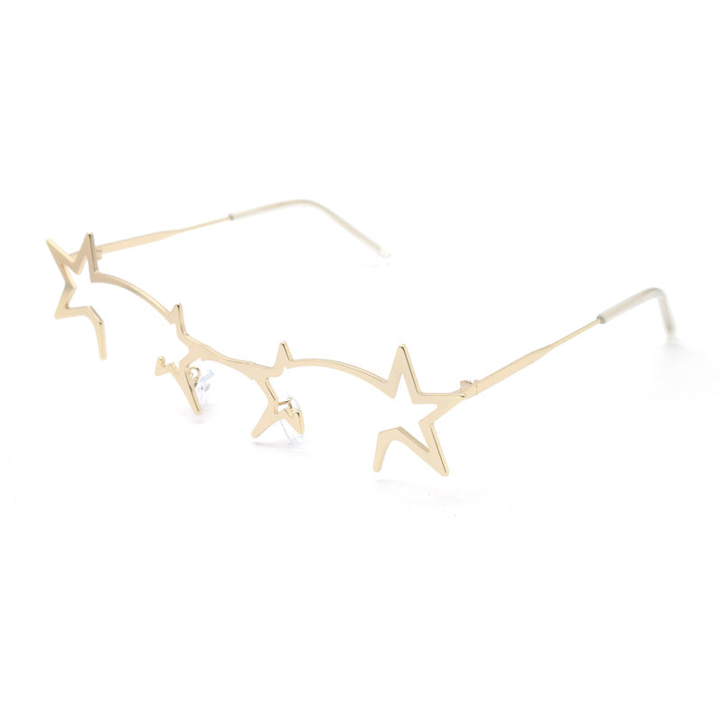 Künstlerische sternförmige Brille Brehn