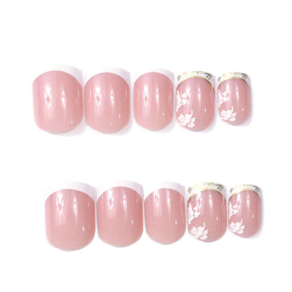 Premium Elegante Französische Spitze Acryl Nagelverstärkungen Brehn