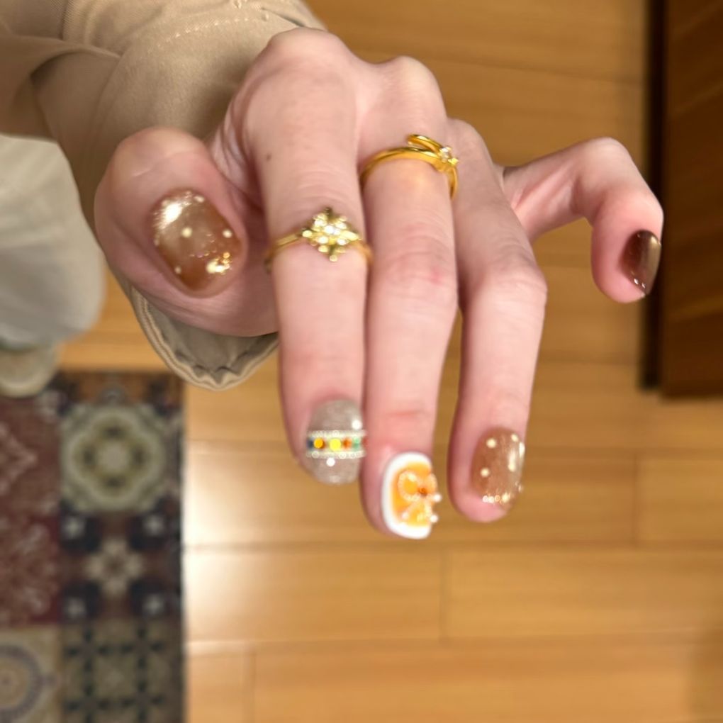 Dekoratives Nagelkunstdesign