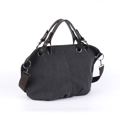 Stilvolle Canvas-Handtasche mit mehreren Fächern Brehn