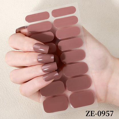 Matte Gel Nagelstreifen