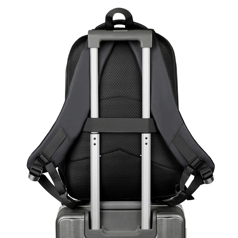 Sleek Multi-Pocket Laptop Rucksack Brehn