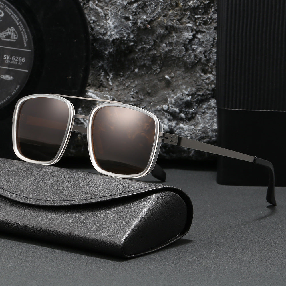 Damen stilvolle quadratische Sonnenbrille Brehn