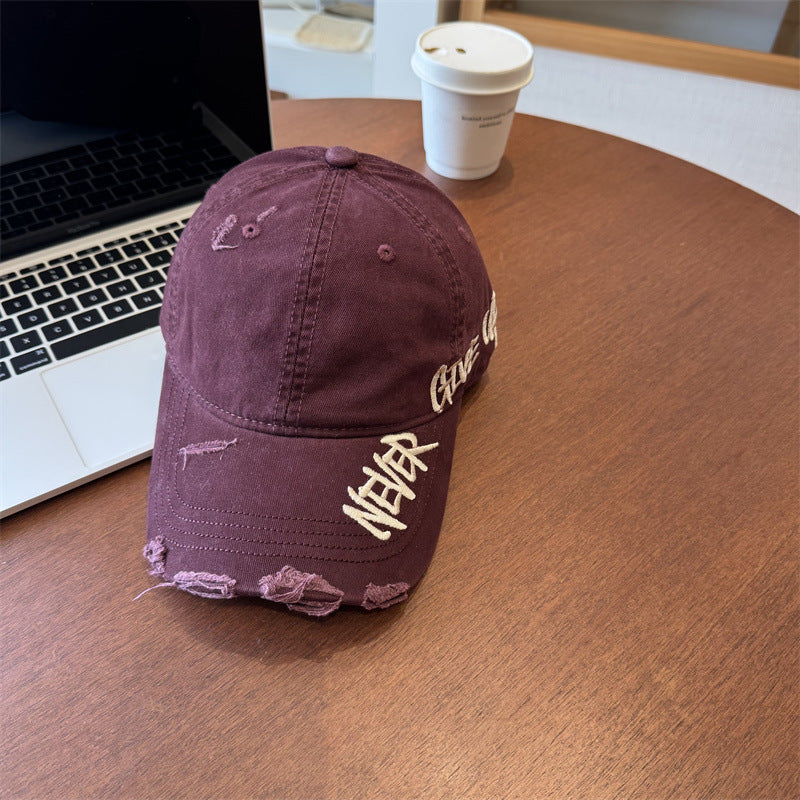 Unisex Distressed Graphic Baseball Cap Brehn