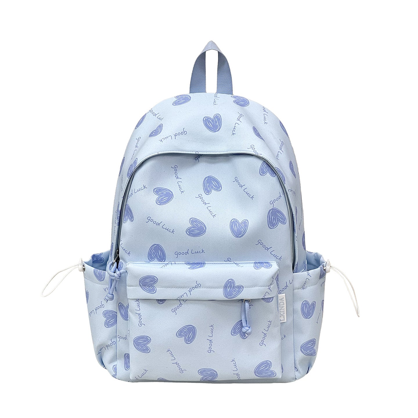 Herz Muster Casual Rucksack Brehn