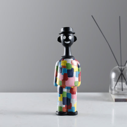 Dekorative Bunte Figur