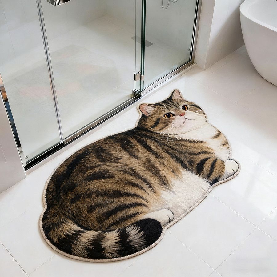 Katzenförmige Badmatte Brehn