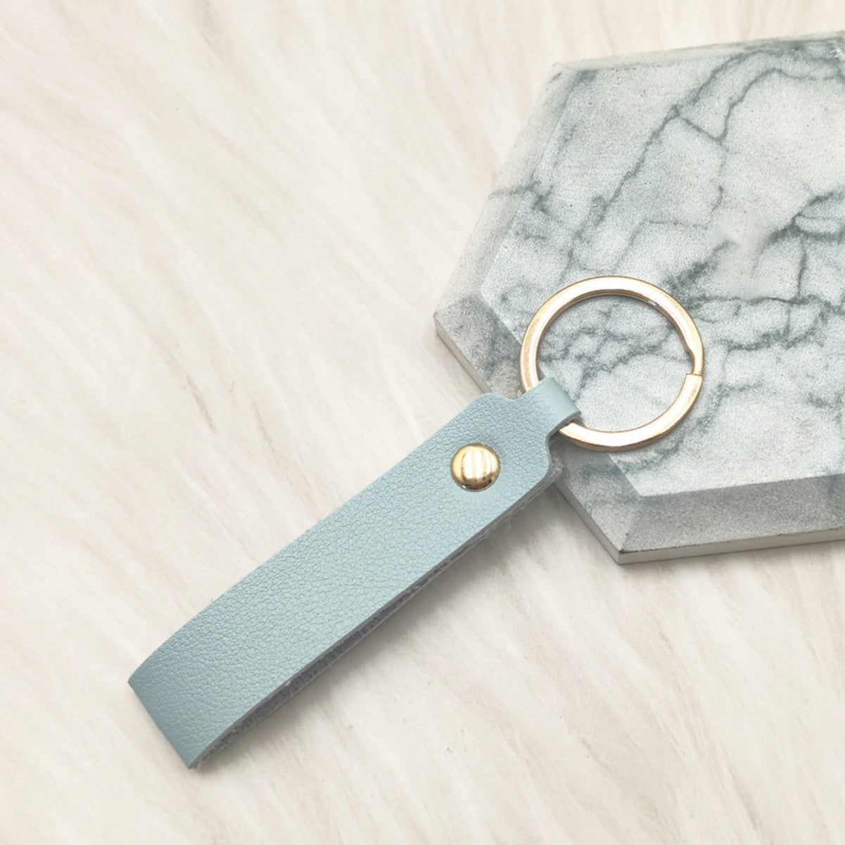 Unisex Schlüsselbund mit elegantem Kunstlederdesign Brehn