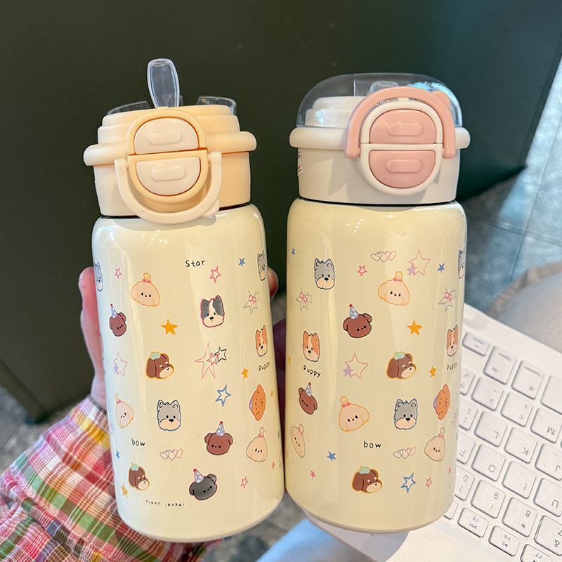 Damen kreative Wasserflasche mit tierischen Motiven Brehn