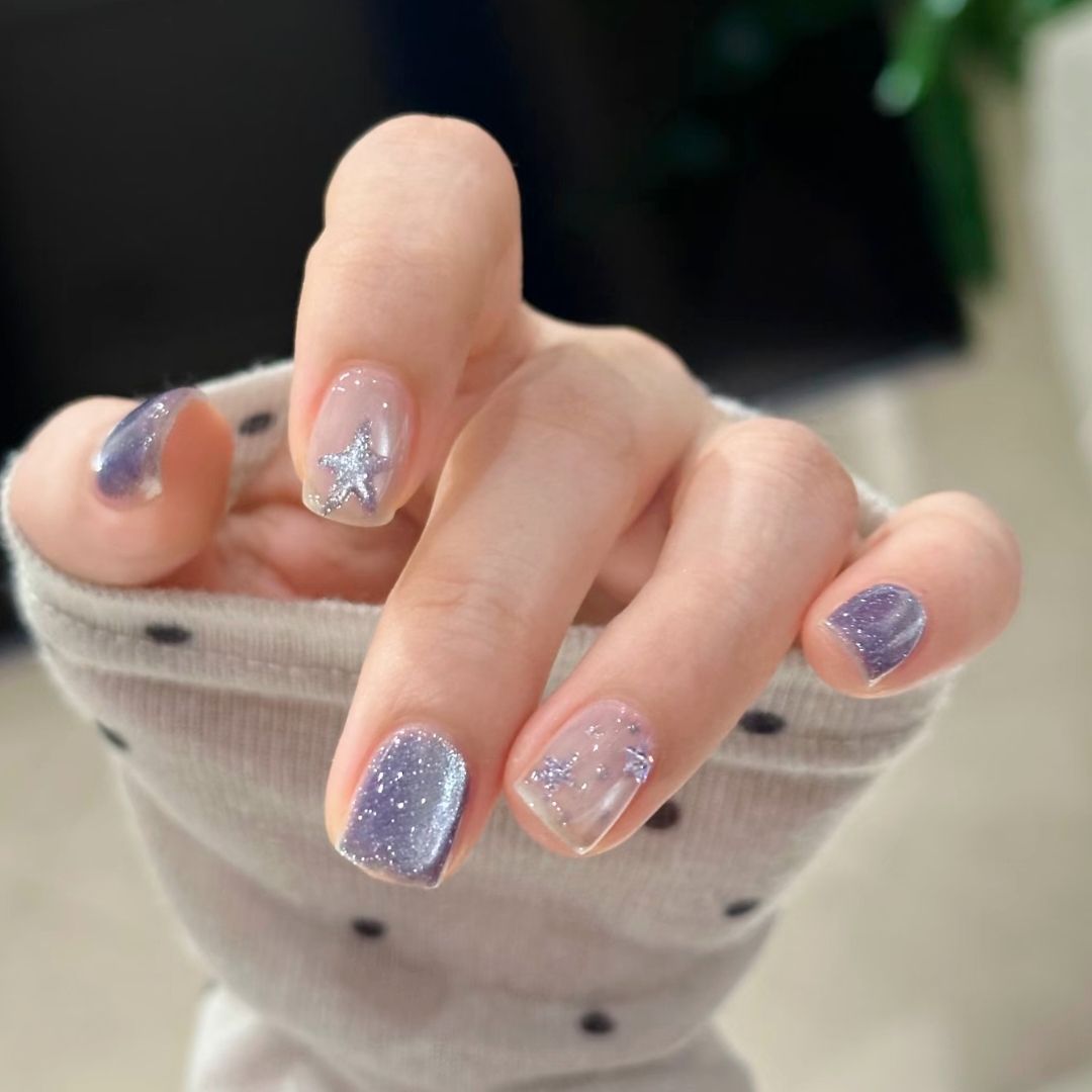 Künstlerisches Press-On Nagelkunst Design Set Brehn