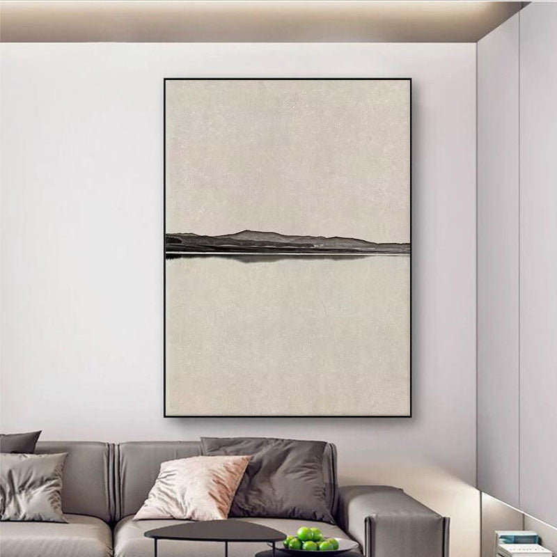 Minimalistische abstrakte Kunstleinwand