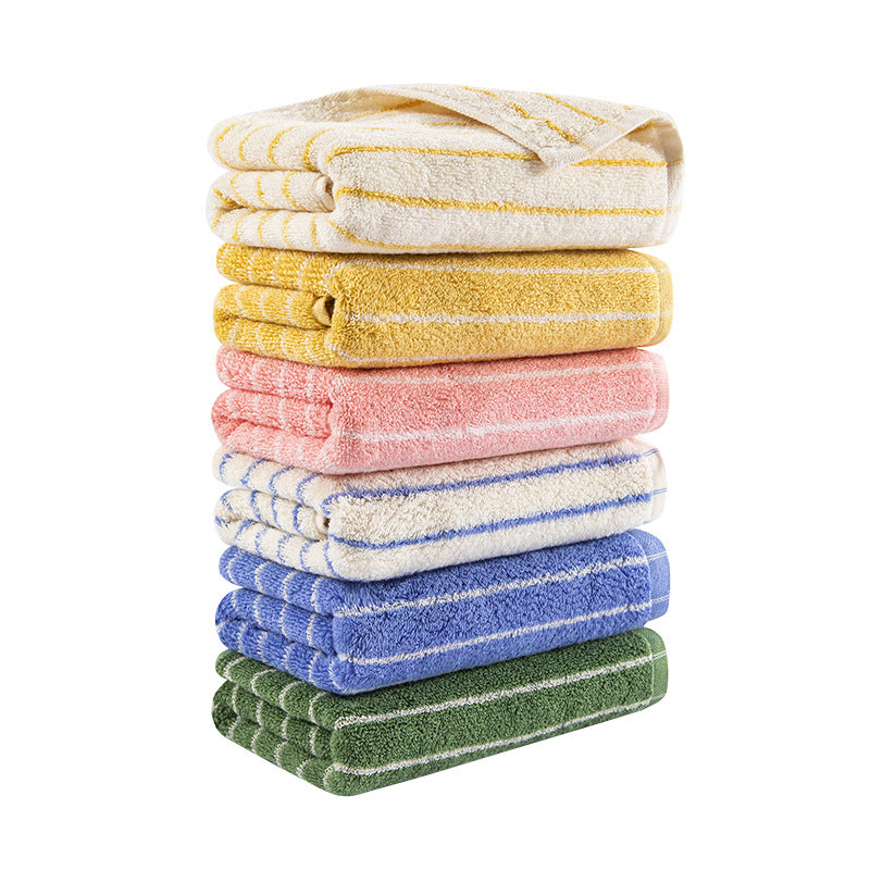 Damen Velours-Badetuch mit gestreiftem Design Brehn