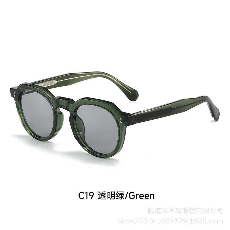 Damen stilvolle Sonnenbrille mit einzigartigem achteckigem Rahmen Brehn