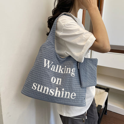 Große Kapazität Leichte Schultertasche