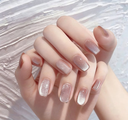 Stilvolles Ombre Glitter Nagelkunst Verbesserungen Brehn