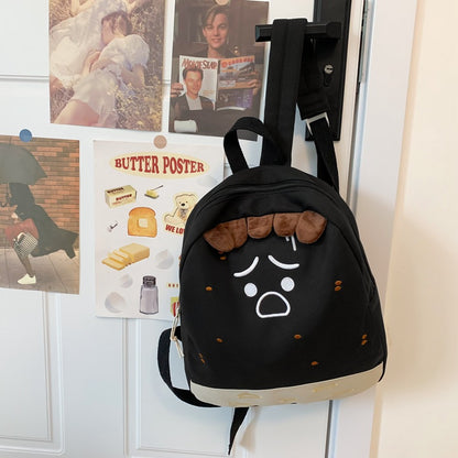 Verspielter Rucksack im Cartoon-Thema