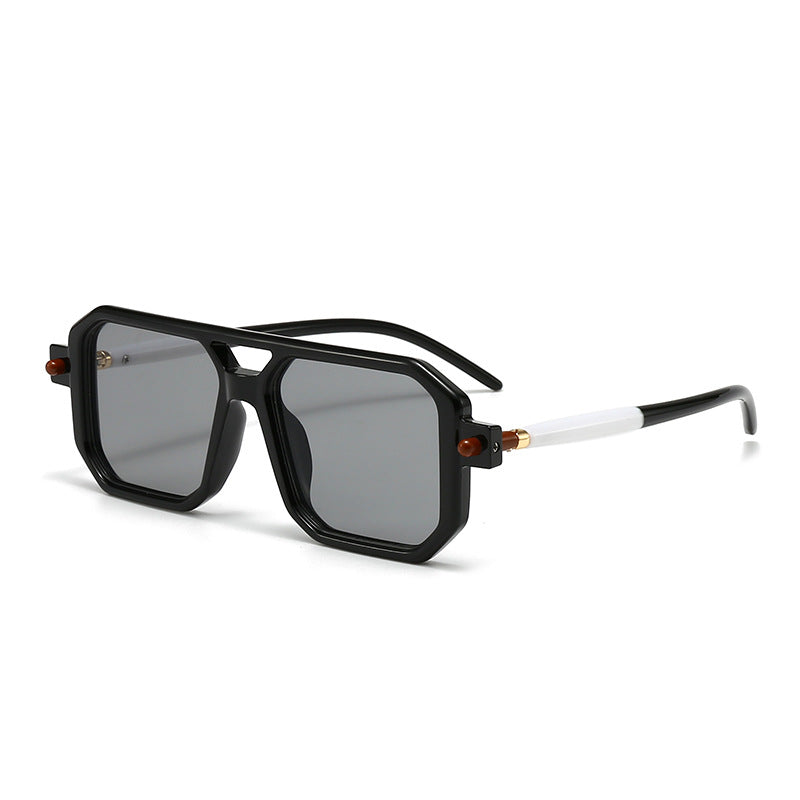 Damen oversized rechteckige Brille Brehn