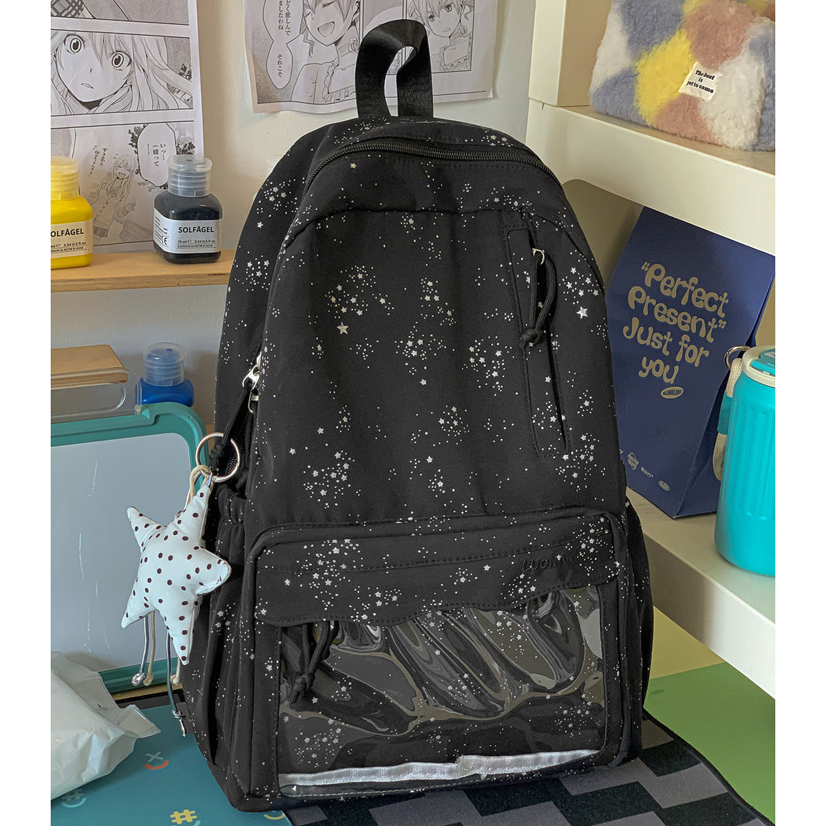 Stylischer Gemusterter Rucksack Brehn 1791205003