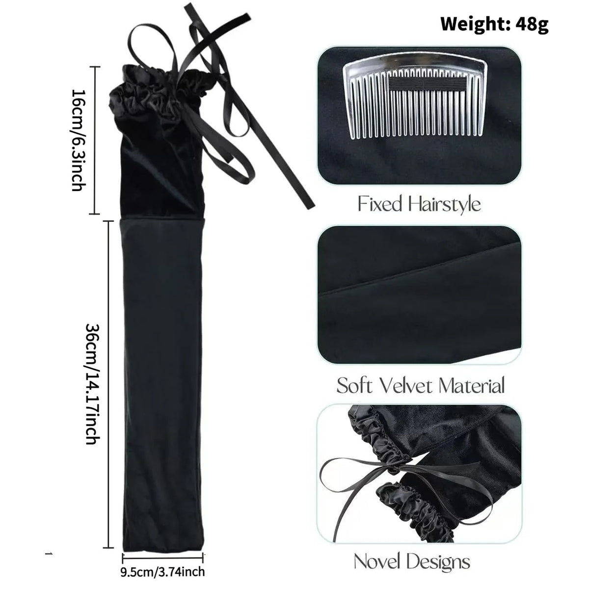 Hitzefreies Locken Stirnband Set