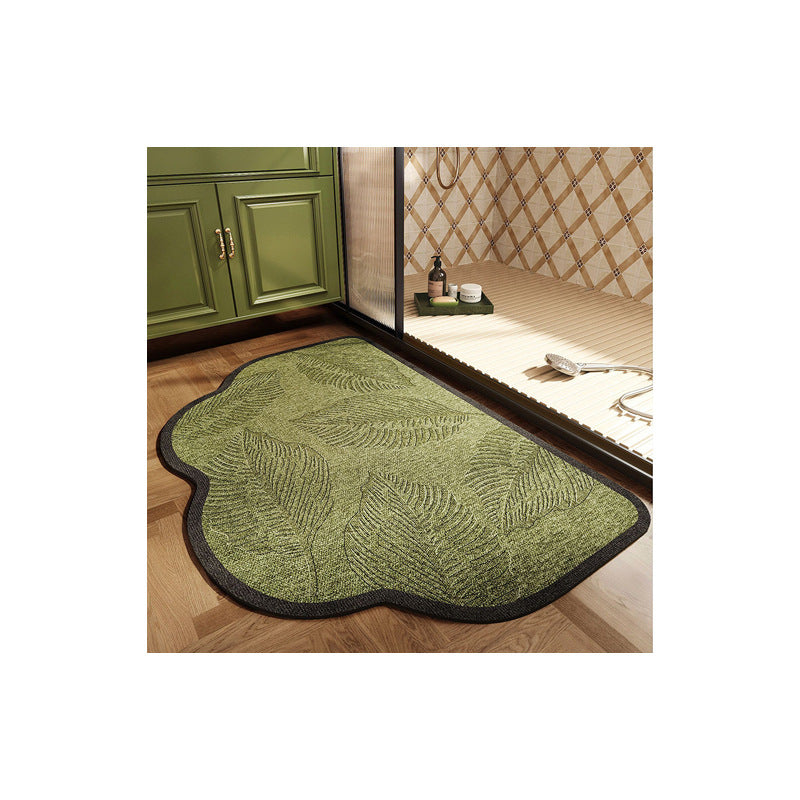 Blattmuster Memory Foam Badmatte Brehn